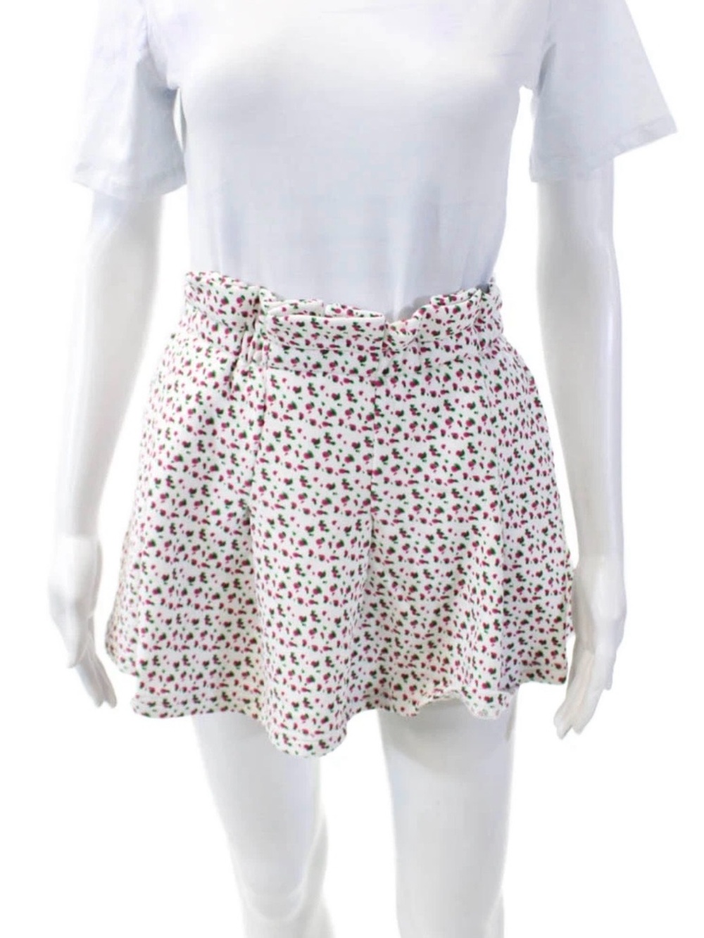 Something Navy Mya Skort with Pink Floral Print - Picture 2 of 5